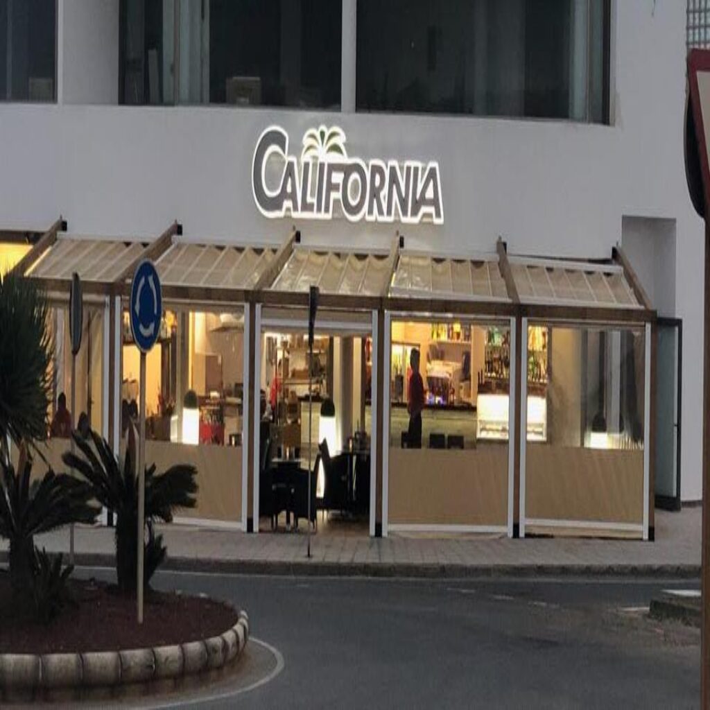 Restaurante parada en el paraíso